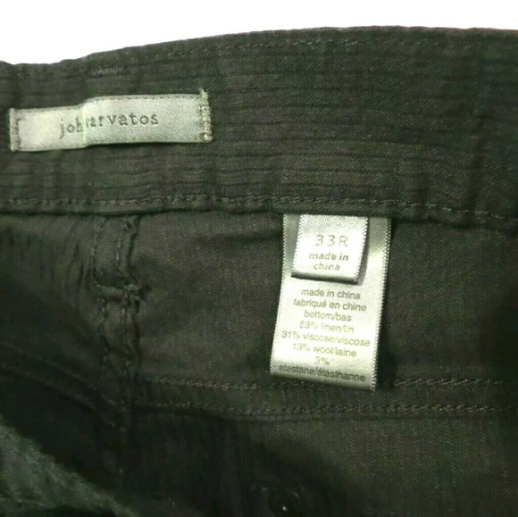 John Varvatos Mens slim fit Linen wool blend 33x29 - Picture 7 of 7